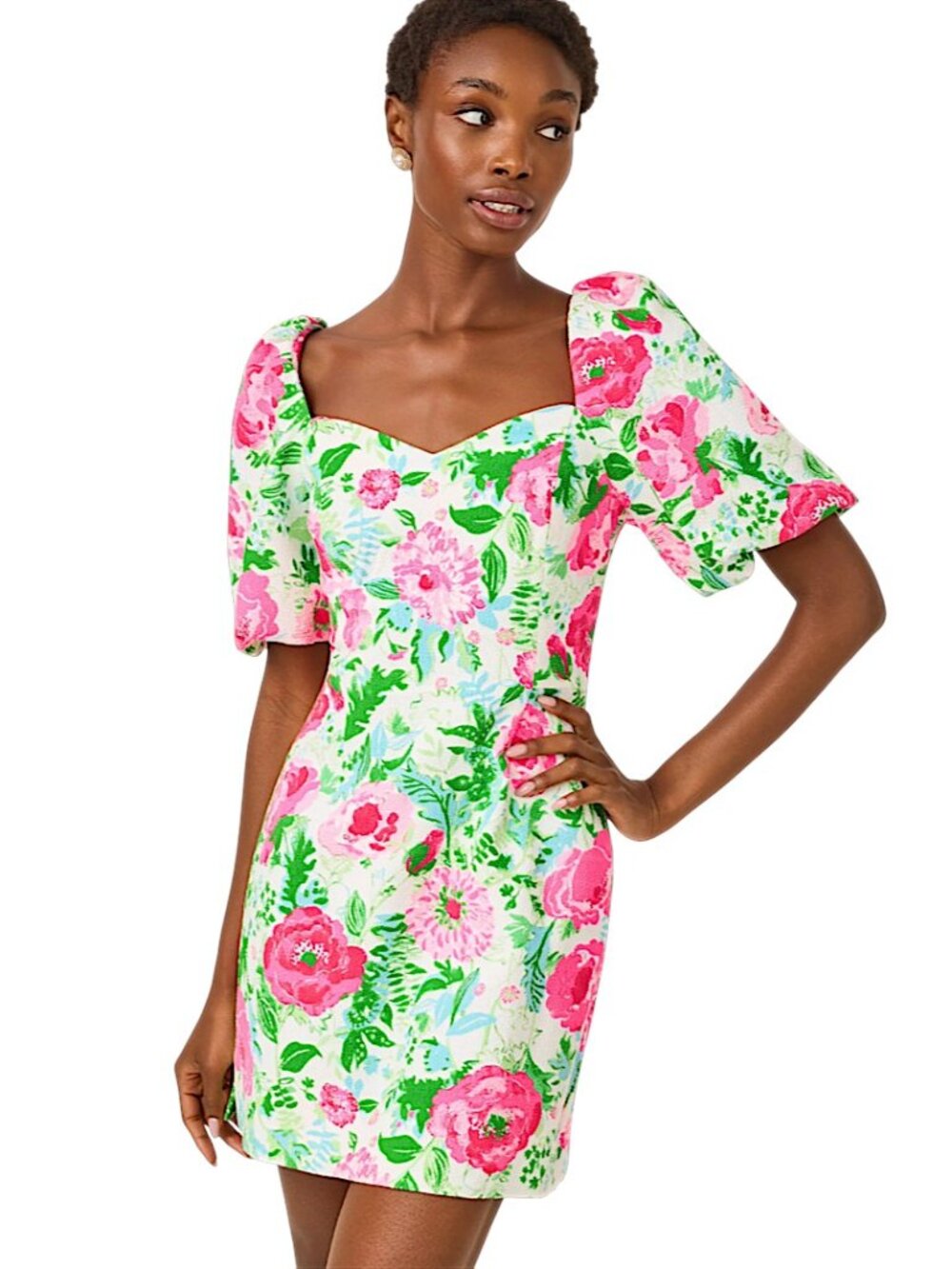 Lilly Pulitzer Justina Skirted Romper in Multi/Poppy Party NWT - Size 6 - Picture 3 of 8